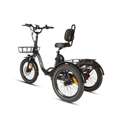 EUNORAU ONE-TRIKE 2.0 Electric Trike – 500W Step-Thru Cargo eTrikeEvolveRide