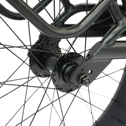EUNORAU Single Wheel Cargo Trailer – Heavy-Duty Fat Tire Bike TrailerEvolveRide