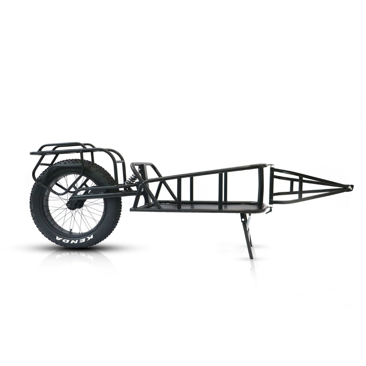 EUNORAU Single Wheel Cargo Trailer – Heavy-Duty Fat Tire Bike TrailerEvolveRide
