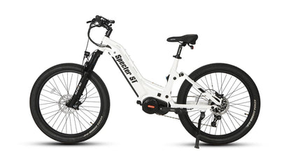 EUNORAU SPECTER-ST 2.0 Electric Step-Thru Bike – 1000W Mid-Drive Commuter eBikeEvolveRide