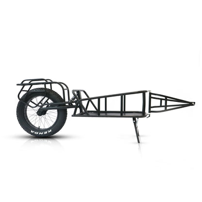 EUNORAU Single Wheel Cargo Trailer – Heavy-Duty Fat Tire Bike Trailer