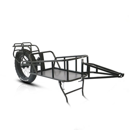 EUNORAU Single Wheel Cargo Trailer – Heavy-Duty Fat Tire Bike Trailer