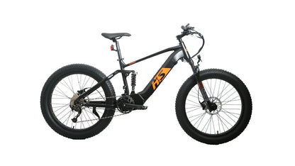 EURONAU FAT-HS Electric Mountain Bike – 1000W Full Suspension Fat Tire eBikeEvolveRide