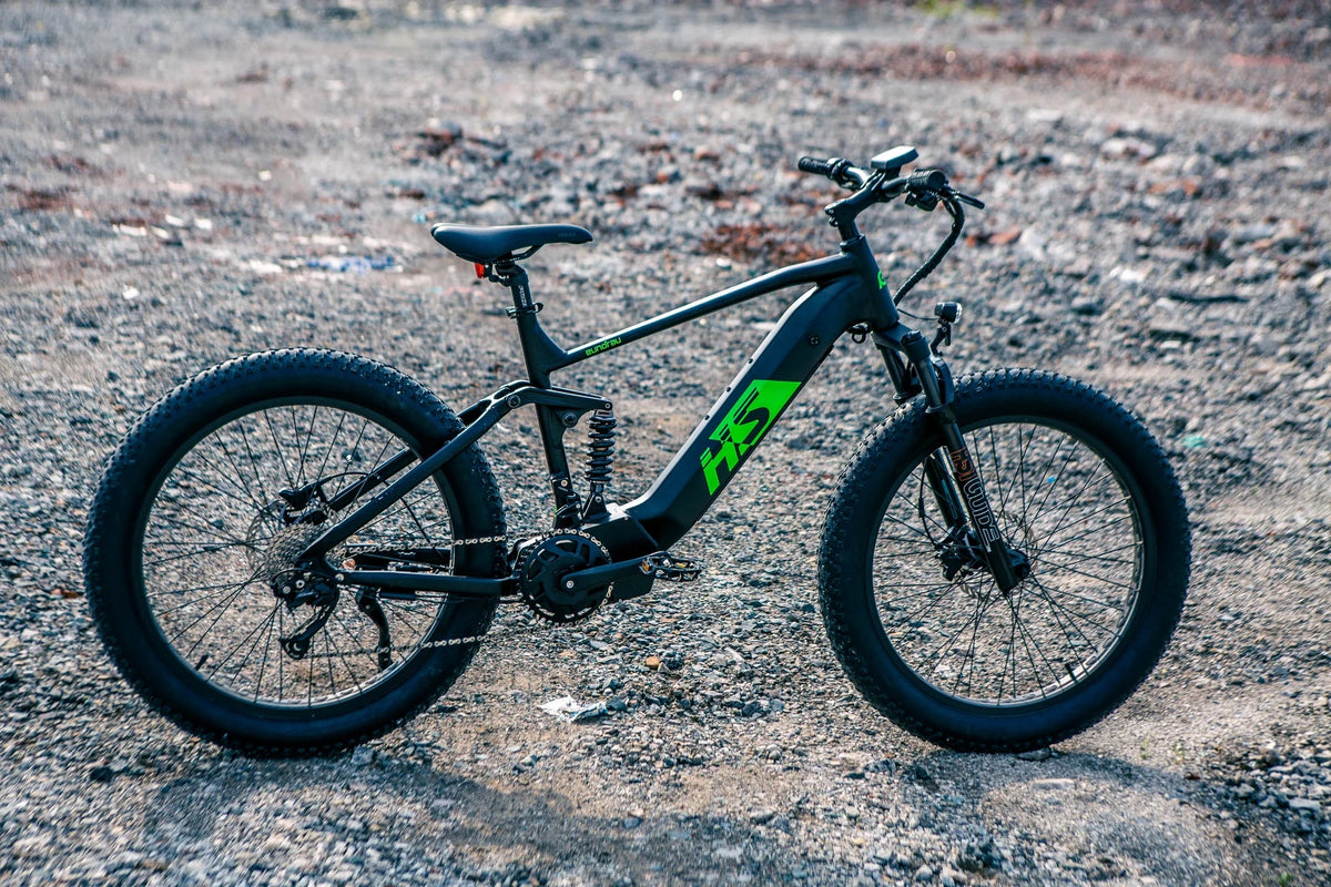 EURONAU FAT-HS Electric Mountain Bike – 1000W Full Suspension Fat Tire eBikeEvolveRide