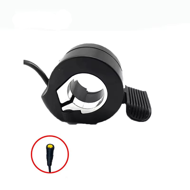Electric Bike Throttle Grip 24V 36V 48V Waterproof Connector E Bike Twist Throttle for Bafang Motor Electric Bicycle Accessories