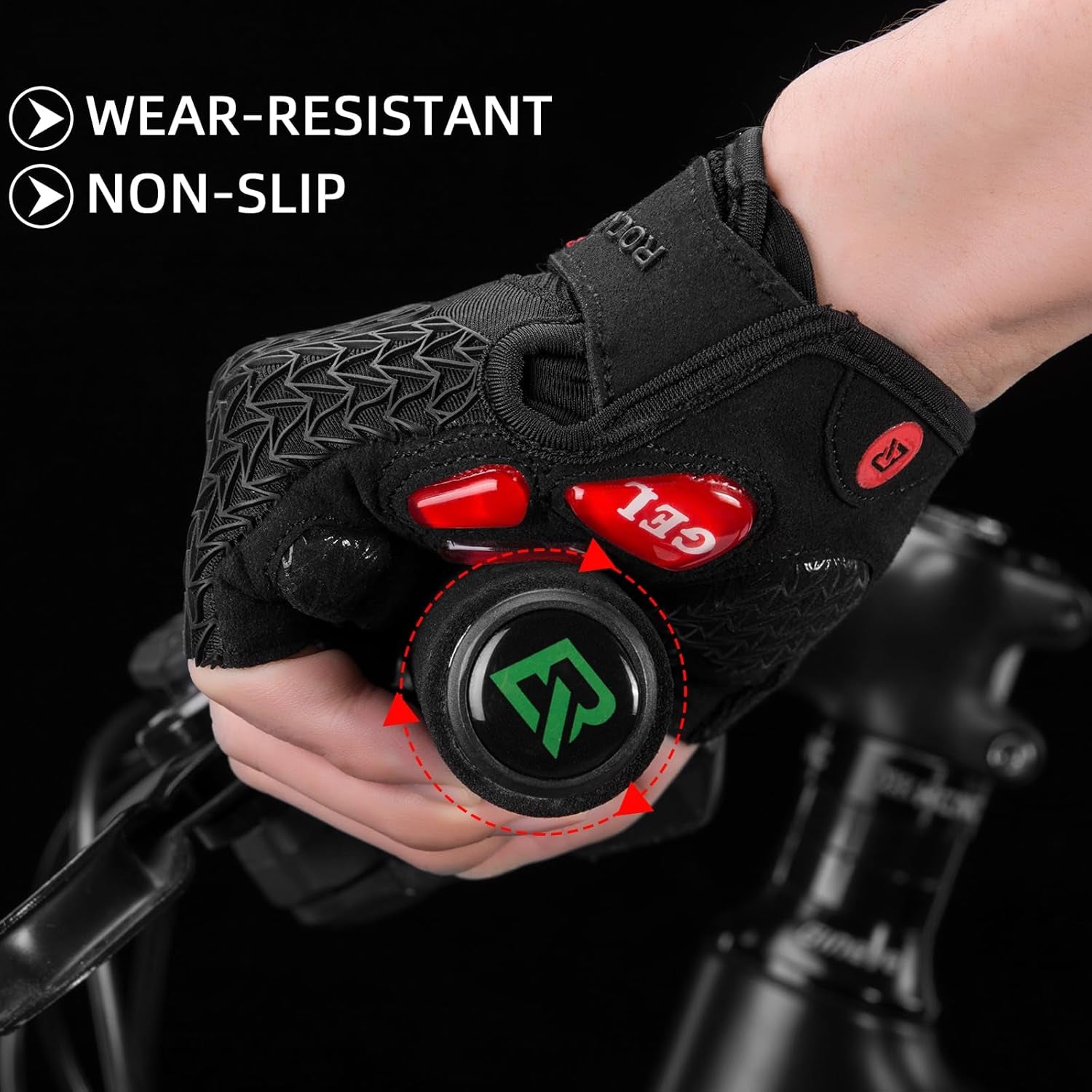 Winter Cycling Gloves Winter Bike Gloves with Full Finger Windproof Anti-Slip Thermal Gloves for Cycling,Biking,Running Blue