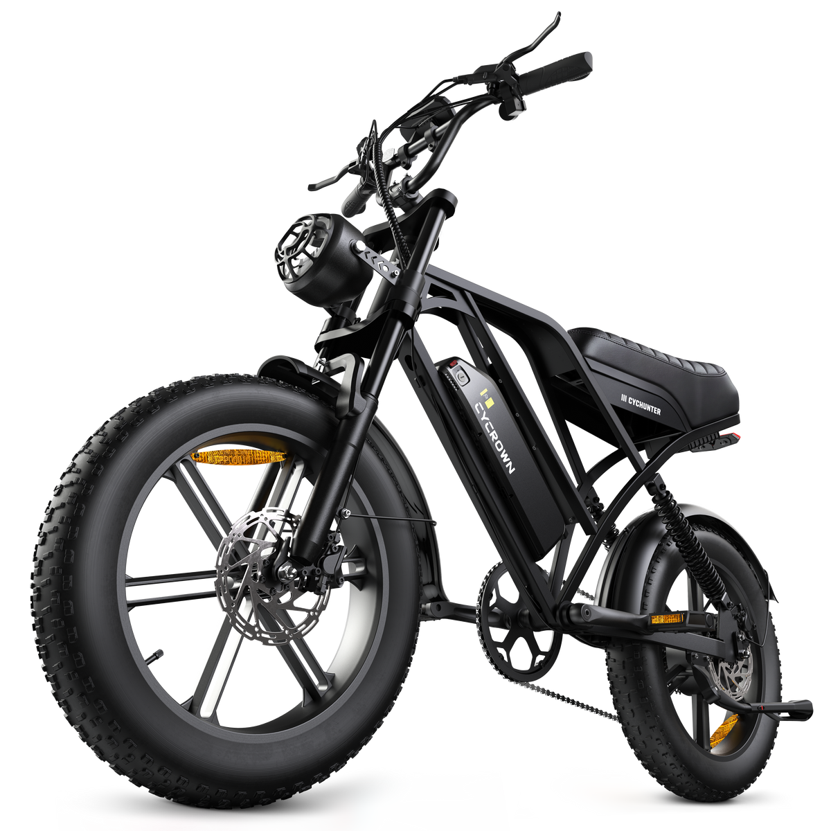 Cycrown CycHunter moped-style e-bike with removable battery