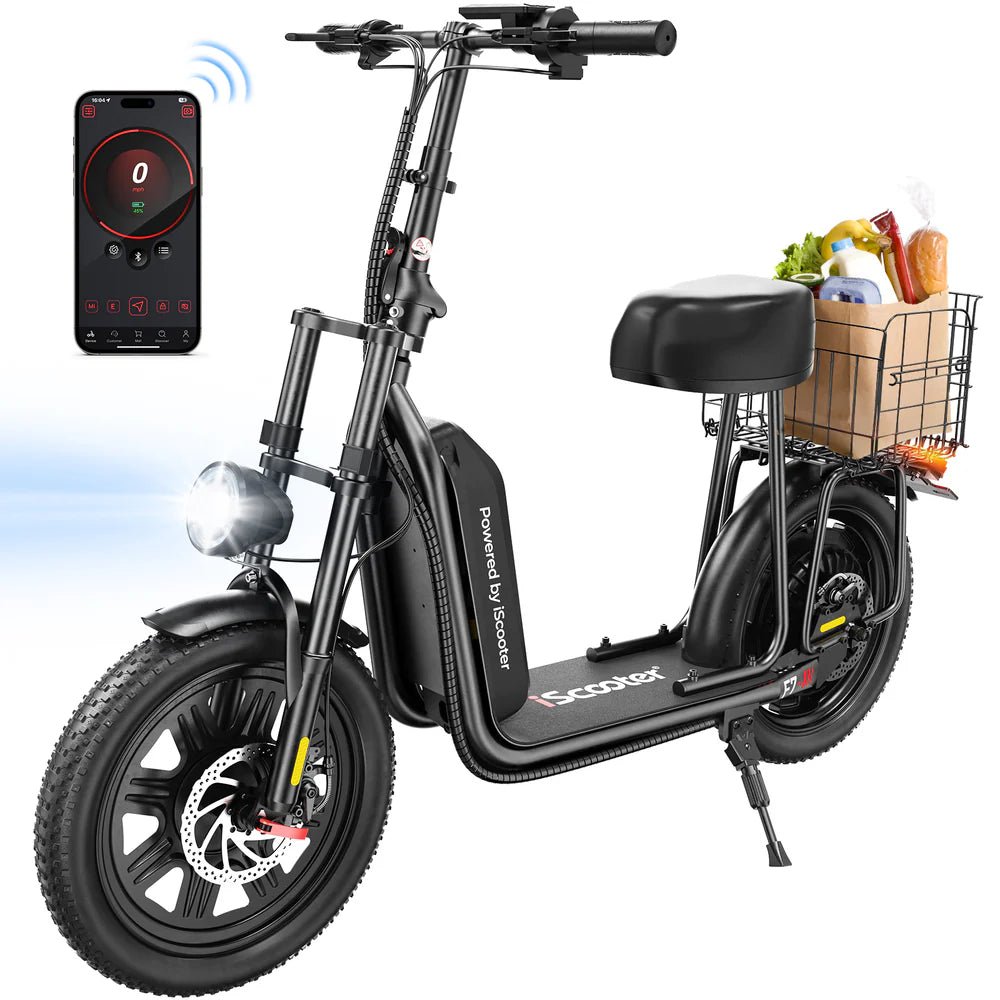 iScooter F7 Electric Scooter 1000W with Seat 28 MPH & 45 MilesElectric ScooterEvolveRide