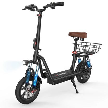 iScooter i12 500W Electric Scooter With Seat & Carry BasketElectric ScooterEvolveRide