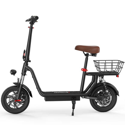 iScooter i12 500W Electric Scooter With Seat & Carry BasketElectric ScooterEvolveRide