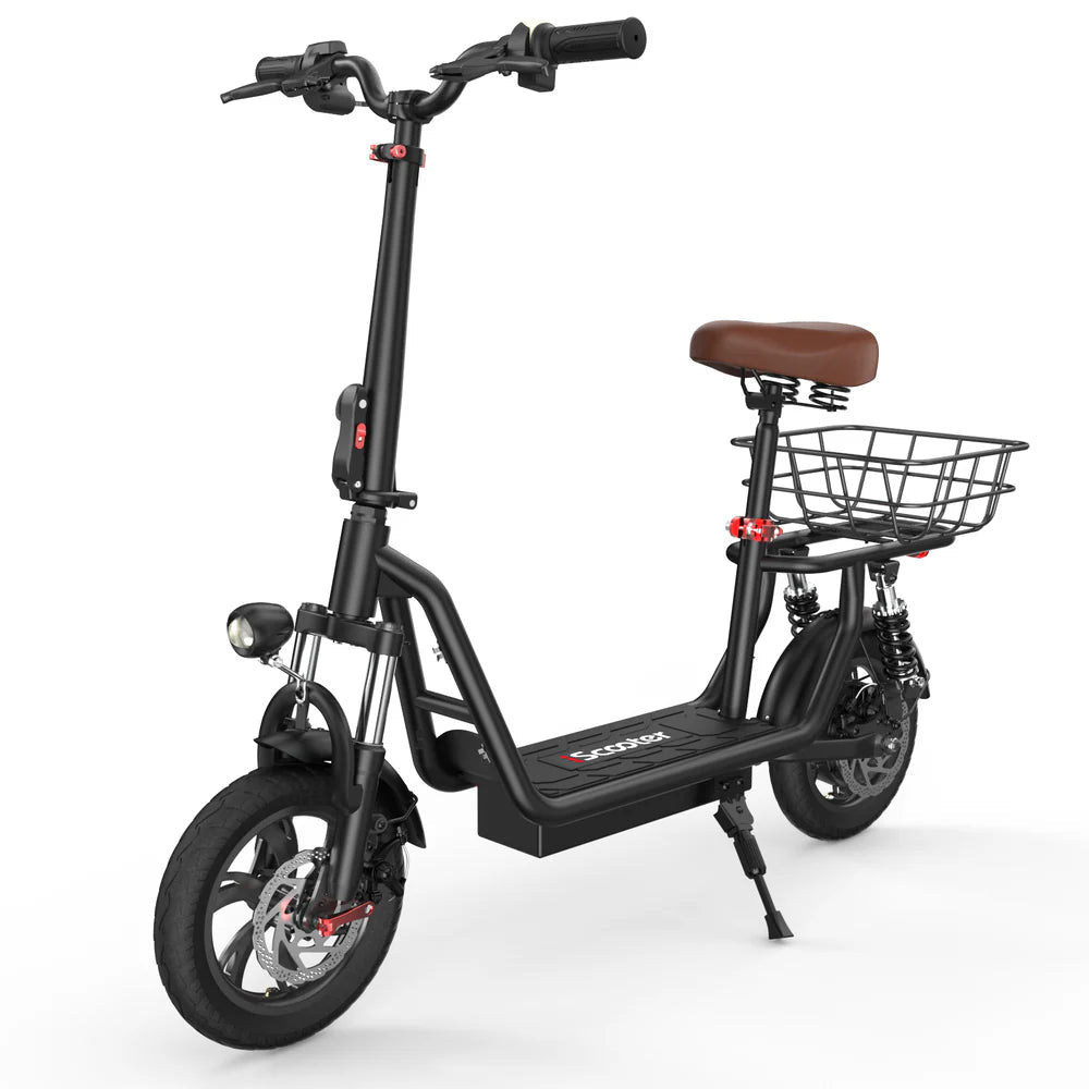 iScooter i12 500W Electric Scooter With Seat & Carry BasketElectric ScooterEvolveRide