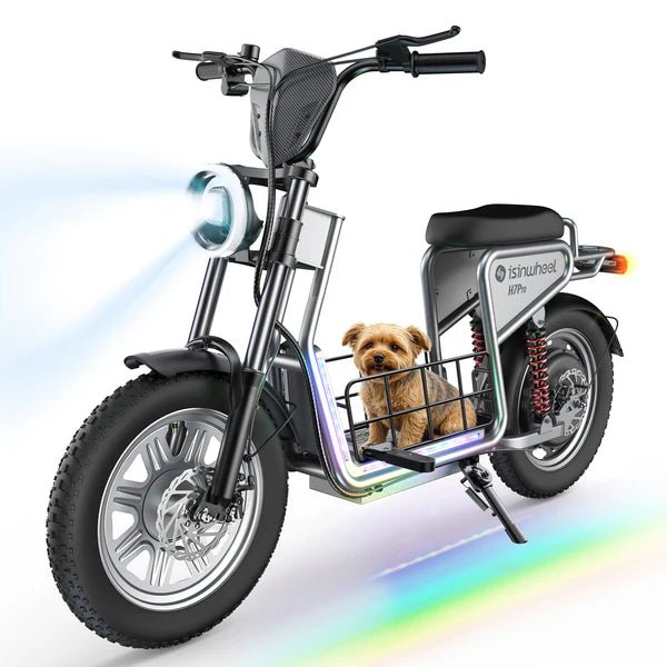 isinwheel H7Pro 1200W High-End Commuting Electric Scooter with SeatElectric ScooterEvolveRide