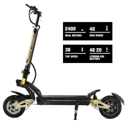 Circooter Cruiser Pro 2400W Dual Motor Off-Road Electric Scooter