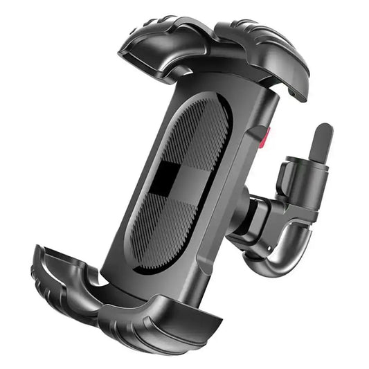 MB4 handlebar phone holder with anti-shake silicone grip, black