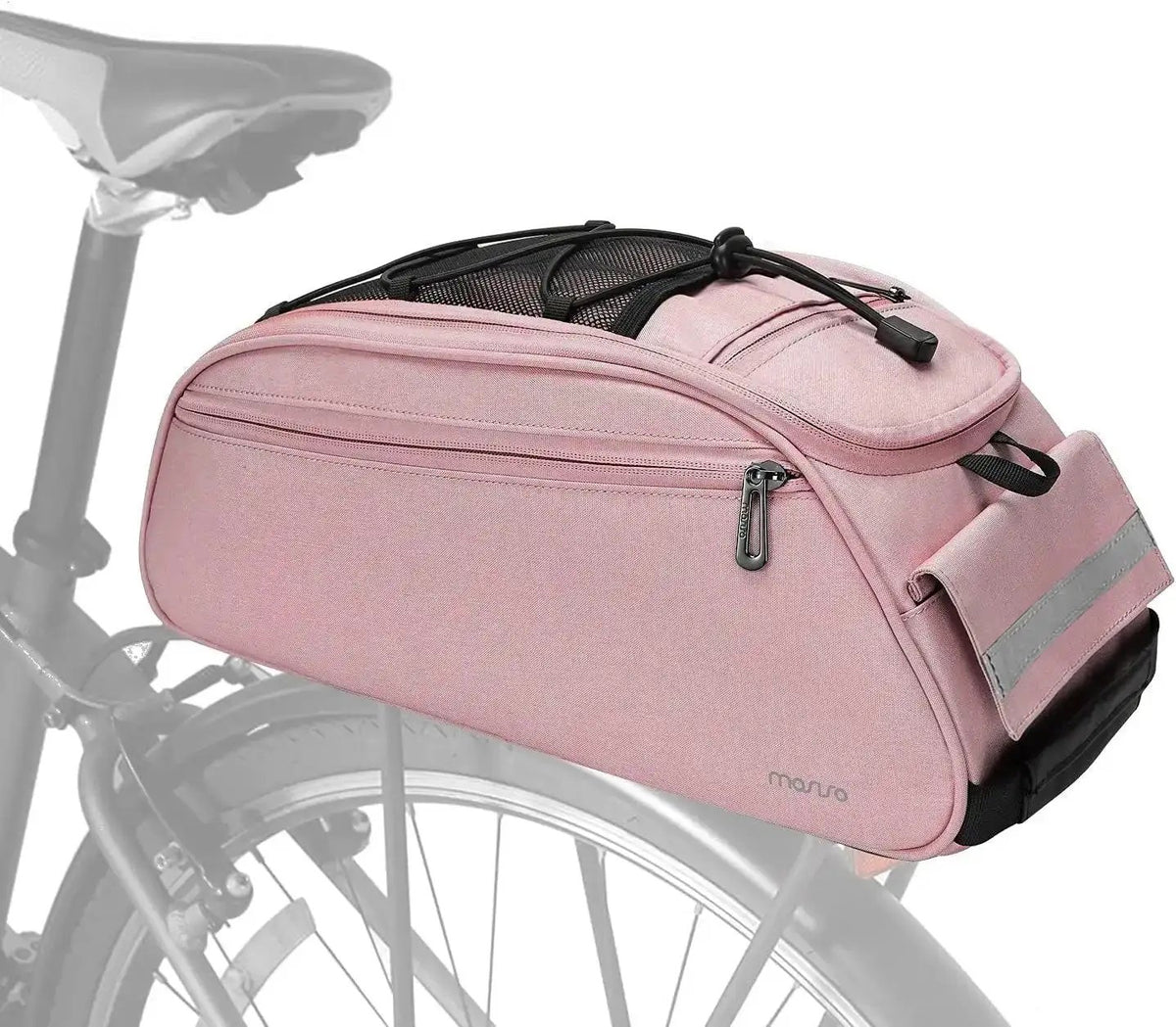 MOSISO Waterproof Bike Rack Bag – 12L Rear Seat Trunk Pannier with Shoulder StrapEvolveRide
