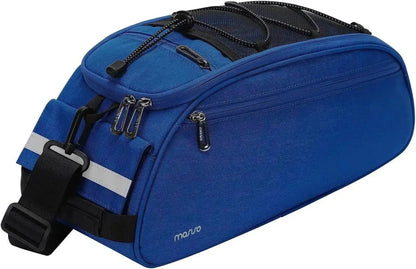 MOSISO Waterproof Bike Rack Bag – 12L Rear Seat Trunk Pannier with Shoulder StrapEvolveRide