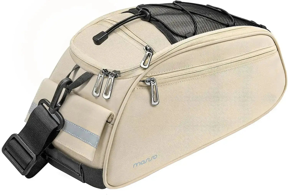 MOSISO Waterproof Bike Rack Bag – 12L Rear Seat Trunk Pannier with Shoulder StrapEvolveRide
