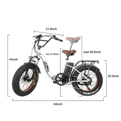 NAKTO 20" Folding OXElectric BicycleEvolveRide