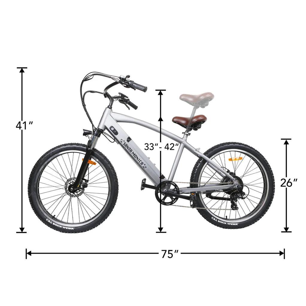 NAKTO 26" Santa MonicaElectric BicycleEvolveRide