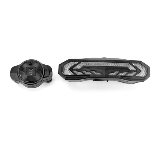 NAKTO tail light mounted on rear of e-bike frame
