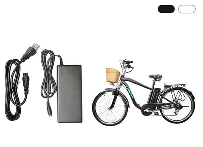 NAKTO Electric Bike Charger – Compatible with Camel, Elegance, Cruiser, Classic, Fashion, Mini Cruiser, Pony, City StrollerElectronics > Electronics Accessories > Power > Power Adapters & ChargersEvolveRide