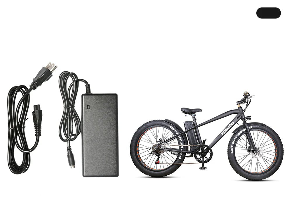 NAKTO Electric Bike Charger – Compatible with Camel, Elegance, Cruiser, Classic, Fashion, Mini Cruiser, Pony, City StrollerElectronics > Electronics Accessories > Power > Power Adapters & ChargersEvolveRide