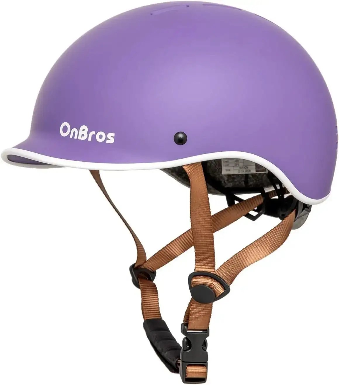 OnBros Retro Adult Bike Helmet – Low-Profile Urban Cycling & Skateboarding HelmetEvolveRide