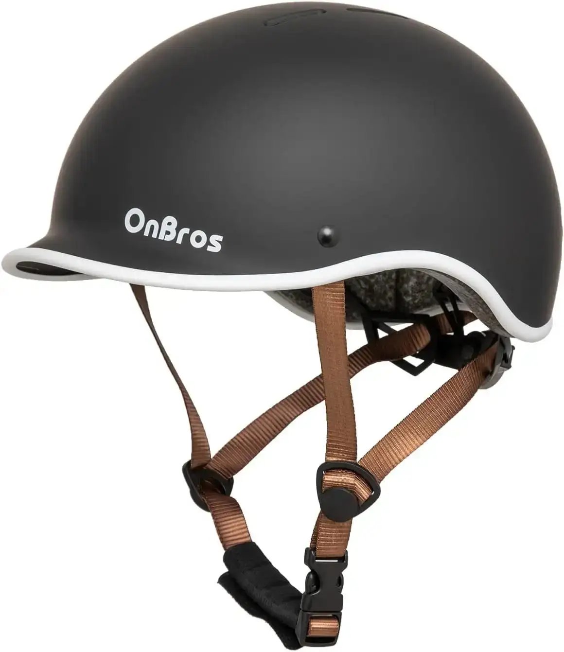 OnBros Retro Adult Bike Helmet – Low-Profile Urban Cycling & Skateboarding HelmetEvolveRide