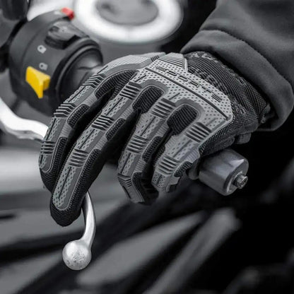 ROCKBROS Mountain Bike Gloves – Gel Pad, Touch Screen, Knuckle Protection (Black)EvolveRide