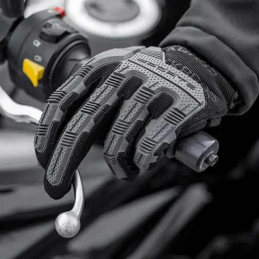 ROCKBROS Mountain Bike Gloves – Gel Pad, Touch Screen, Knuckle Protection (Black)EvolveRide