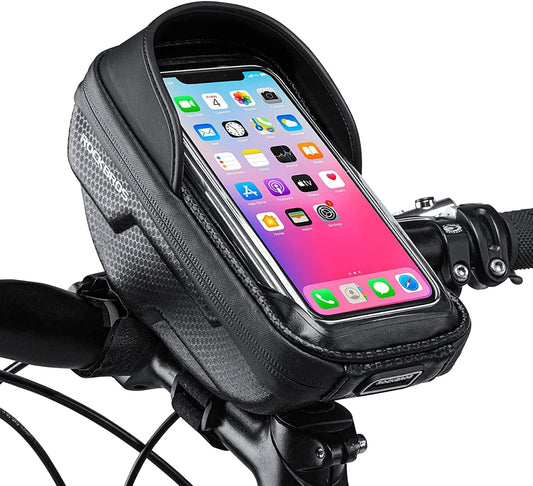 ROCKBROS Waterproof Bike Phone Bag – Handlebar & Frame Phone Holder with TouchscreenEvolveRide