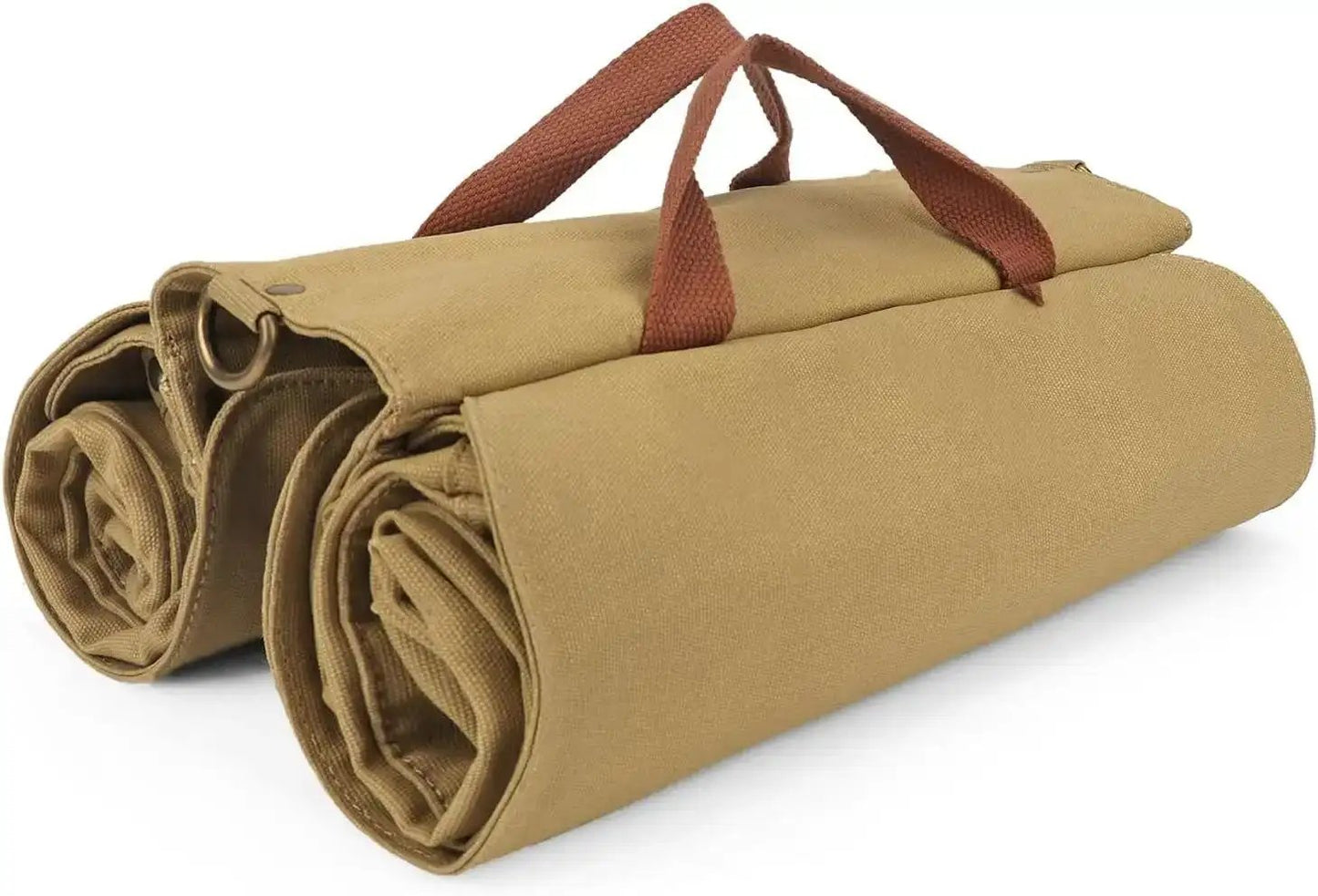 TOURBON Canvas Bike Pannier Bag – Waterproof Roll-Up Rear Rack Saddlebag (24L)EvolveRide