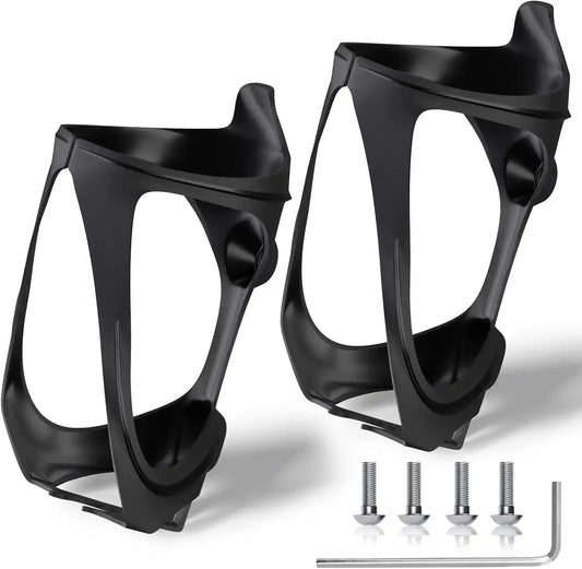Ultralight Bike Water Bottle Holder – 2-Pack Resin Cages with ScrewsEvolveRide