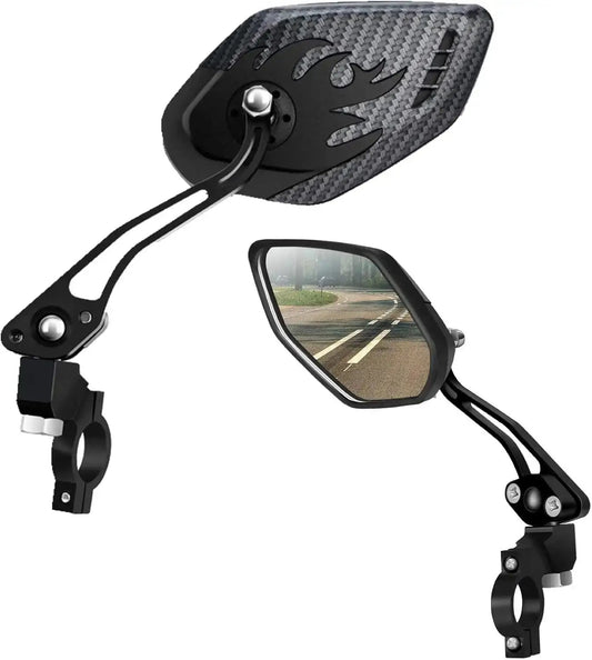 Upgraded Bike Handlebar Mirrors – 2 Pack, Blast-Resistant GlassEvolveRide