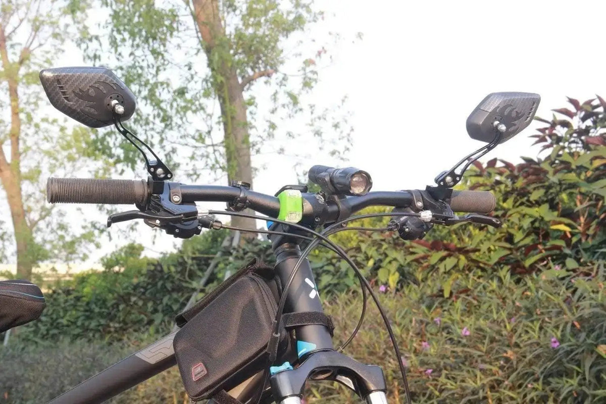 Upgraded Bike Handlebar Mirrors – 2 Pack, Blast-Resistant GlassEvolveRide