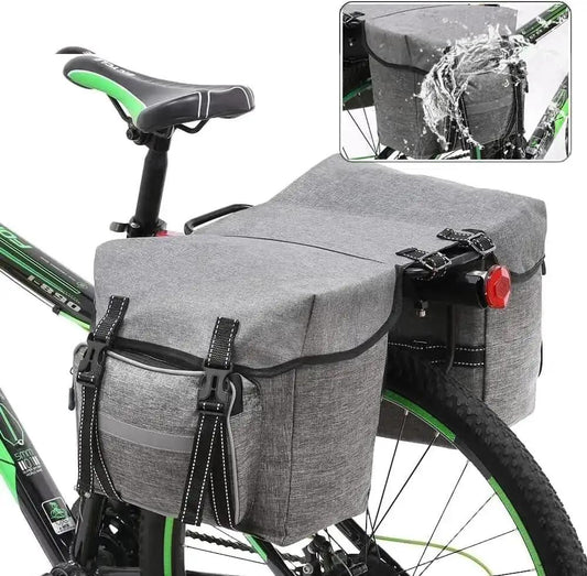 Waterproof Bicycle Pannier Bag – Rear Rack Double-Sided Storage BagsEvolveRide