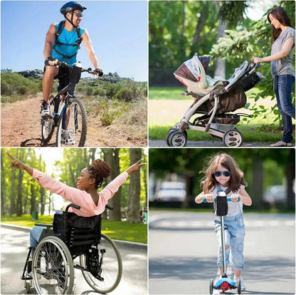 WUVOP bike cup holder used as carry bag with adjustable sling strap